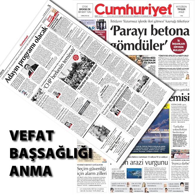 Cumhuriyet Vefat İlan Servisi